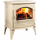 Чугунная печь 640WD/E8, цвет - кремовый белый (Dovre) Чугунная печь 640WD/E8, цвет - кремовый белый (Dovre)