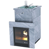 Печь для бани Сочи в талькохлорите с открытым верхом (ИзиСтим)