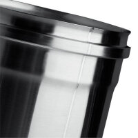 Хомут обжимной (430/0,5 мм / эмаль /600° черная) d-210 (Ferrum Blackside)