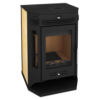 Печь-камин Москва 9 с плитой (Мета) до 180 м3