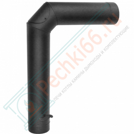 Элемент подключения VBR, черный (НЕРЖ-439/0,8) d-130 (Вулкан)