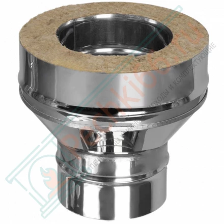 Переход моно-термо V50R (AISI-310S/0,8-ОЦИНК-RAL/0,5) d-104/200 (Вулкан-Cerablanket)