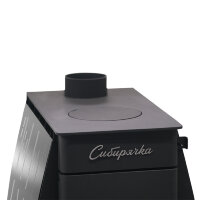 Отопительная печь Сибирячка 6 с кожухом из нержавеющей стали (НМК)