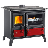 Печь с варочной поверхностью Milly, цвет красный (La Nordica)