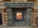 Банная печь Атмосфера L, в ламелях из натурального камня "Змеевик" наборный (ProMetall) в Москве