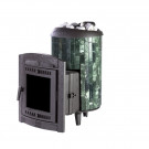 Банная печь Атмосфера L, в ламелях из натурального камня "Змеевик" наборный (ProMetall) Банная печь Атмосфера L, в ламелях из натурального камня "Змеевик" наборный (ProMetall)