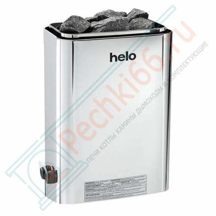 Печь для сауны VIENNA 80 STS (8 кВт, цвет хром, 20 кг камней)