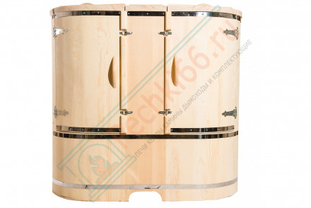 Фитобочка из кедра овальная двухместная (НКЗ)