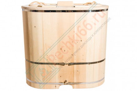 Фитобочка из кедра овальная двухместная (НКЗ)