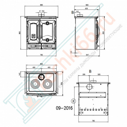 Печь с варочной поверхностью Mamy CMO (La Nordica)