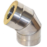 Сэндвич-отвод 135° (НЕРЖ-439/1,0-ОЦИНК/0,5) d-115/200 (УМК) Сэндвич-отвод 135° (НЕРЖ-439/1,0-ОЦИНК/0,5) d-115/200 (УМК)