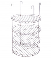Этажерка 4х ярусная с бортиком d-290 мм (Россия) Этажерка 4х ярусная с бортиком d-290 мм (Россия)