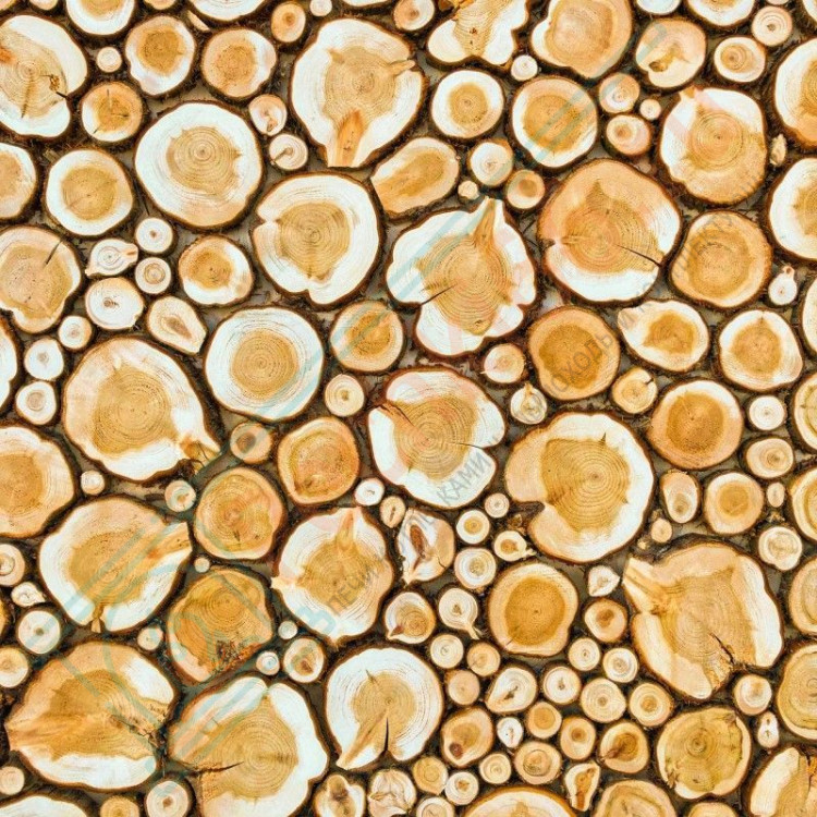 Панно из можжевельника на щите 1000х500 мм