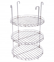 Этажерка 3х ярусная с бортиком d-290 мм (Россия) Этажерка 3х ярусная с бортиком d-290 мм (Россия)