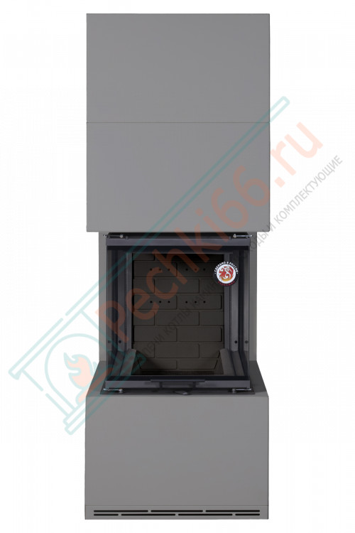 Камин Родос 900 ГРАФИТ, шамот черный (ЭкоКамин)