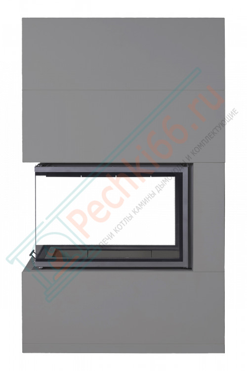 Камин Родос 900 ГРАФИТ, шамот черный (ЭкоКамин)