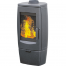 Чугунная печь-камин Gala серая (Plamen) Чугунная печь-камин Gala серая (Plamen)