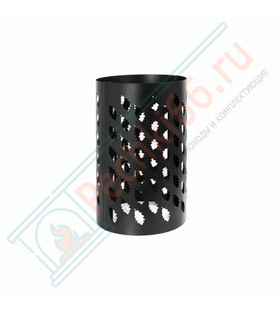 Сетка для камней на трубу "Дубовый Лист" Black L=0,5 м (Везувий)