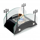 Биокамин Пушкинский мост M, чёрный (LuxFire) Биокамин Пушкинский мост M, чёрный (LuxFire)