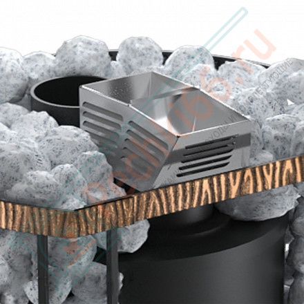 Печь для бани с закрытой каменкой Услада 10, под обкладку (Жара)