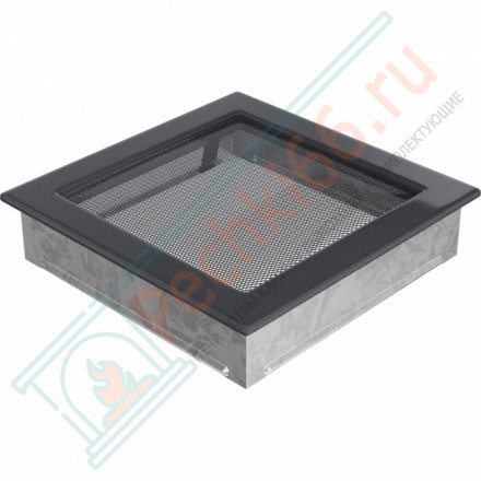 Решётка вентиляционная каминная графитовая 220х220 22G (Kratki)