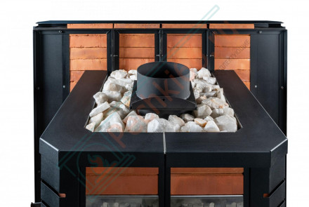 Печь для русской бани № 06МК-30 в кирпичном кожухе (Тройка) до 30 м3