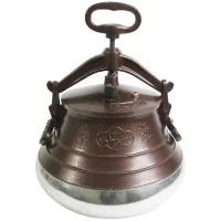 Афганский казан-скороварка с ручками 20 литров двухцветный, алюминий (Rashko Baba)