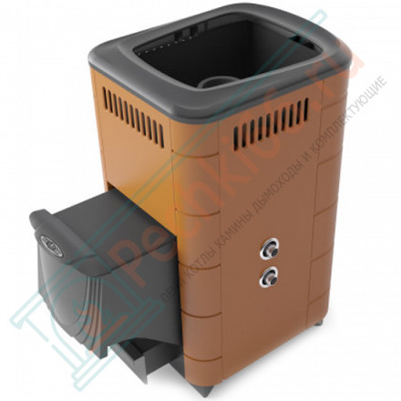 Чугунная печь для бани Тунгуска Cast ТО терракота (T.M.F)