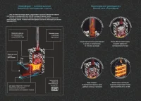 Печь банная Атмосфера XL, верде гватемала ламель+сетка с газовой горелкой 24 кВт (ProMetall) 26м3