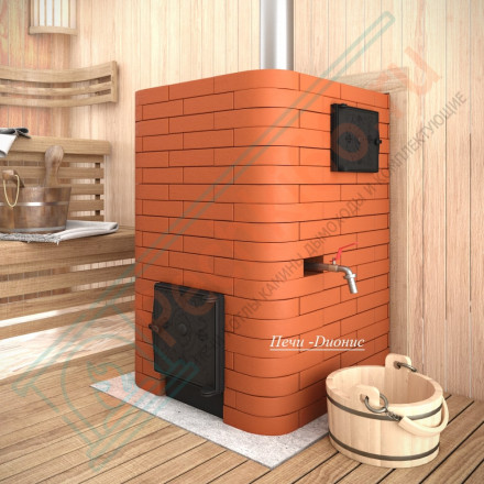 Печь банная Емельяныч под обкладку, с дверцей ДТ-4 (Дионис)