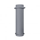 Чугунная НИЖНЯЯ труба для шибера 180/500мм (ТехноЛит) Чугунная НИЖНЯЯ труба для шибера 180/500мм (ТехноЛит)