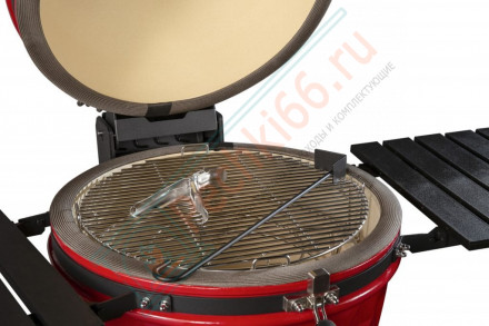 Керамический гриль Diamond Egg XL красный