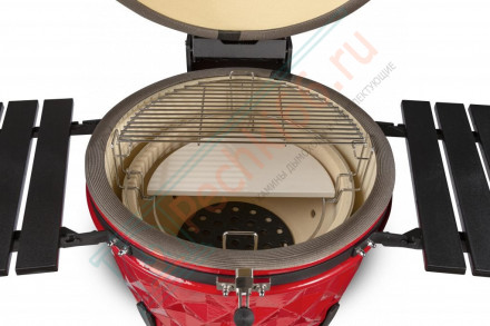 Керамический гриль Diamond Egg XL красный