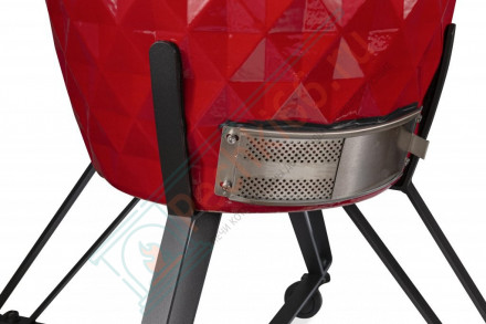 Керамический гриль Diamond Egg XL красный