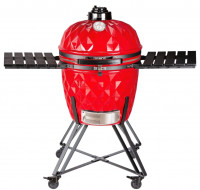 Керамический гриль Diamond Egg XL красный