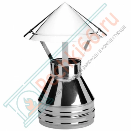 Зонт V50R с изол (AISI-321/0,8-ОЦИНК-RAL/0,5) d-300/400 (Вулкан)