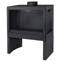 Чугунная печь-камин LCI 7 GF R или L Table (Liseo Castiron) до 280 м3