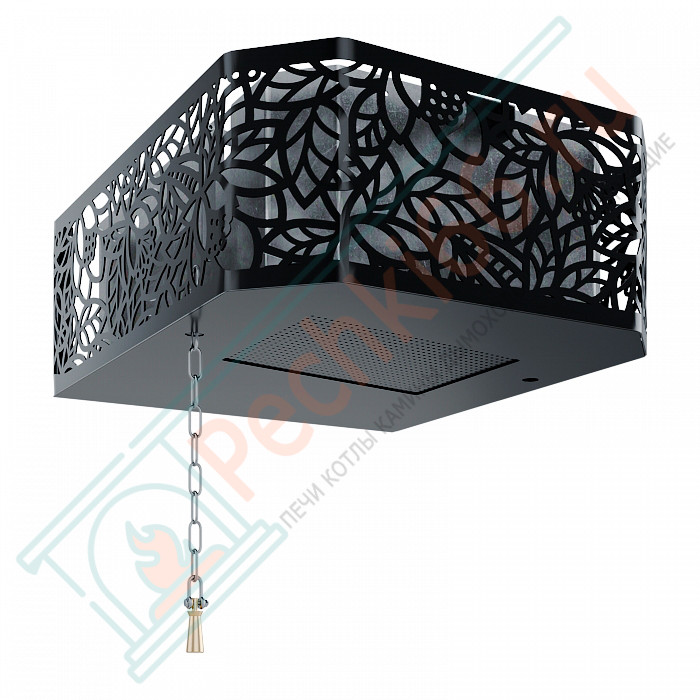 Обливное устройство КАСКАД 20/2026 в кожухе сетке, хохлома черная (Изистим)