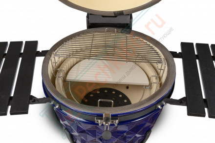 Керамический гриль Diamond Egg XL синий