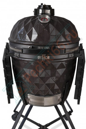 Керамический гриль Diamond Egg XL серый