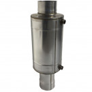 Теплообменник на трубу (Aisi-439/1.0 мм) d-140 мм, 7 л (УМК)