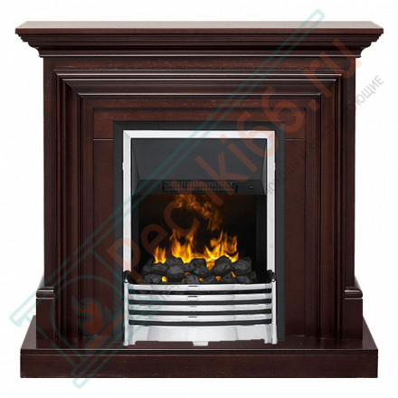 Электрический Каминокомплект Bradford - Темный дуб с очагом Flagstaff