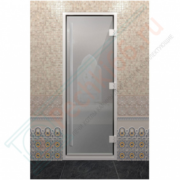 Стеклянная дверь DoorWood «Хамам Престиж Сатин» 2000х700 мм в Москве