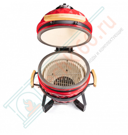Керамический гриль Diamond Egg S красный
