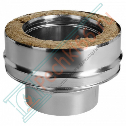 Переход моно-термо (НЕРЖ-321/0,5-НЕРЖ-439/0,5) d-120/200 (Дымок-Lux)