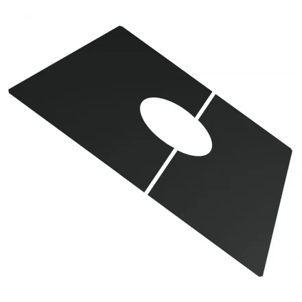 Фланец наклонный разрезной 33/45º 850х1122 VBR (AISI-439/0,5) d-250/350 (Вулкан)