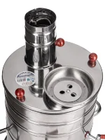 Самовар Турецкий из нерж. стали Бочка два крана 5 литров Zarifis S-106
