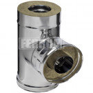 Сэндвич тройник 90° (Aisi-304/0,8-НЕРЖ) d-115/200 (Ferrum-Austenite) Сэндвич тройник 90° (Aisi-304/0,8-НЕРЖ) d-115/200 (Ferrum-Austenite)