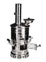 Самовар Турецкий разборный 4 литра KS-13 Sözenler, нержавеющая сталь