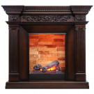 Каминокомплект Amalfi - Махагон коричневый антик с электрокамином Cassette 400 NH